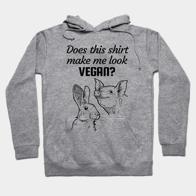 Does this shirt make me look vegan? Hoodie by Purrfect